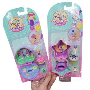 Polly‎ Pocket Keepsake Collection - Heritage Ring Box New in Box set of 2